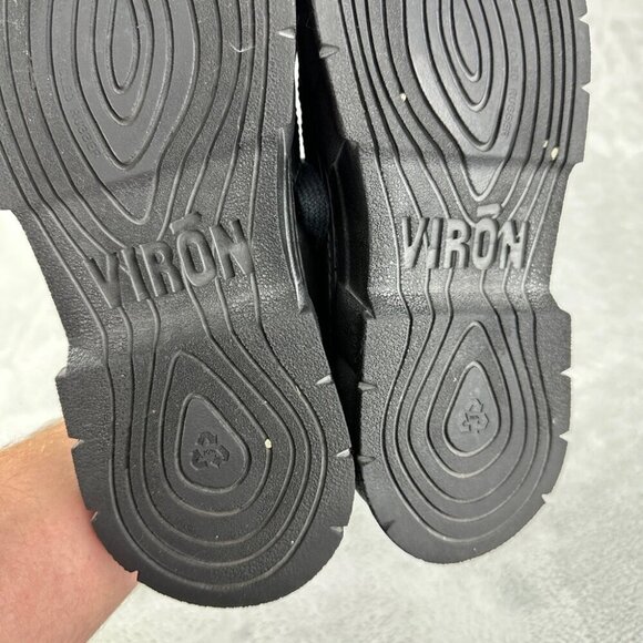 Viron 1968 Black Chunky Platform Shoes Men’s Size 41 EU - Picture 14 of 14